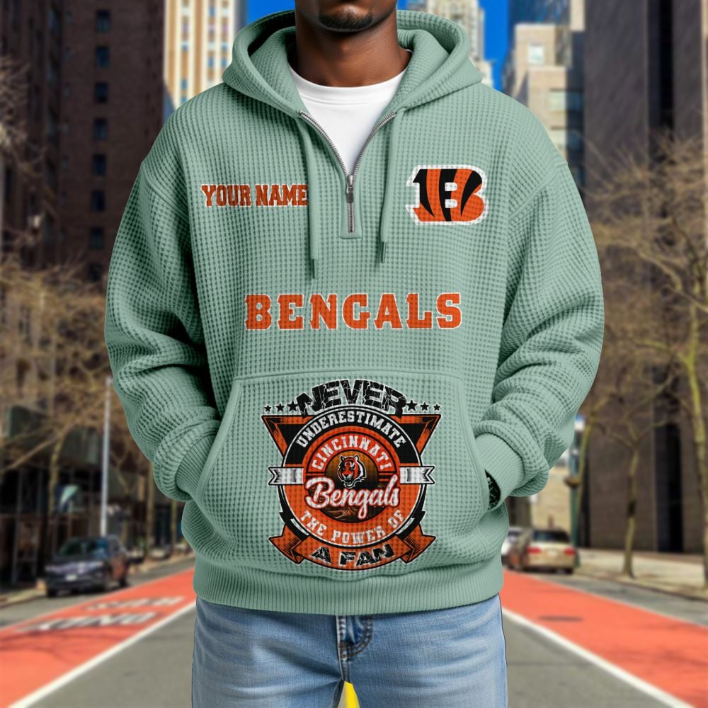 CIN x NFL Waffle Hoodie DATND TANTD