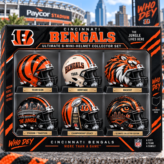 CIN x Premium NFL Mini Helmet Collection