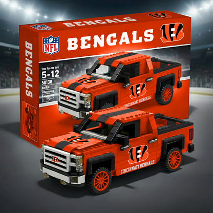 NFL 3D Racing Truck Model Building Block Set 0212 NAK NHT