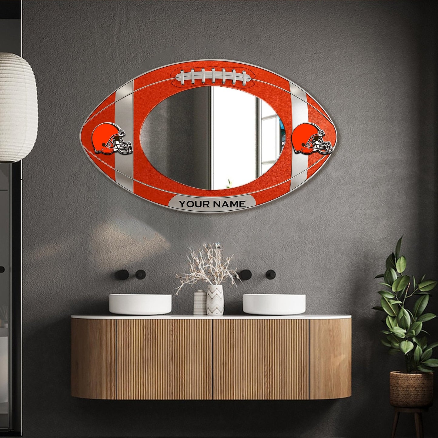 CLE Custom NFL Wall Mirror Decor For Fan DDT CTND