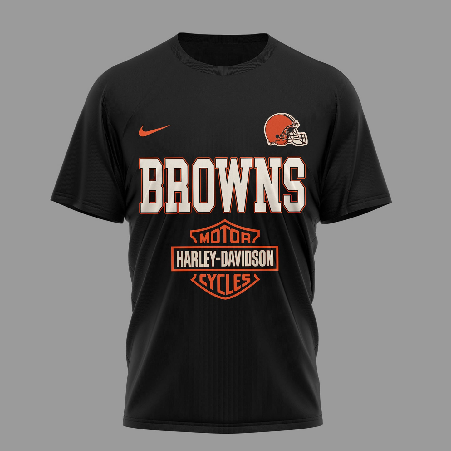 CLE Premium NFL 122 Year Motorcycle 3D Shirt DDT NTL