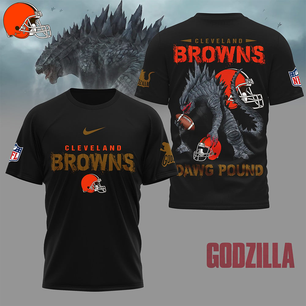 CLE Premium NFL Godzilla Football Shirt DDT CTND