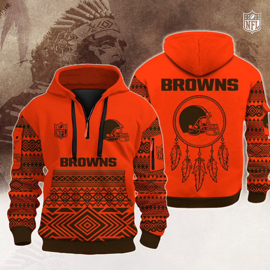 CLE Premium NFL Native American Hoodie DDT HLPHUONG