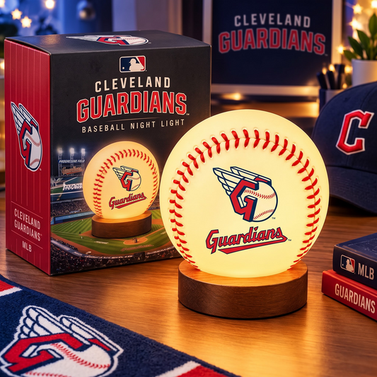 CLE X MLB Baseball Night Light Lamp