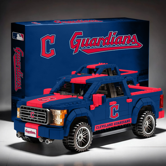 CLE X MLB Pickup Truck Building Block Set