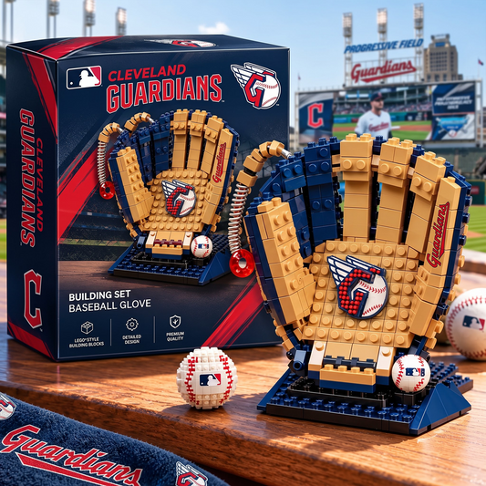 CLE X MLB Teams Baseball Glove Building Block Set