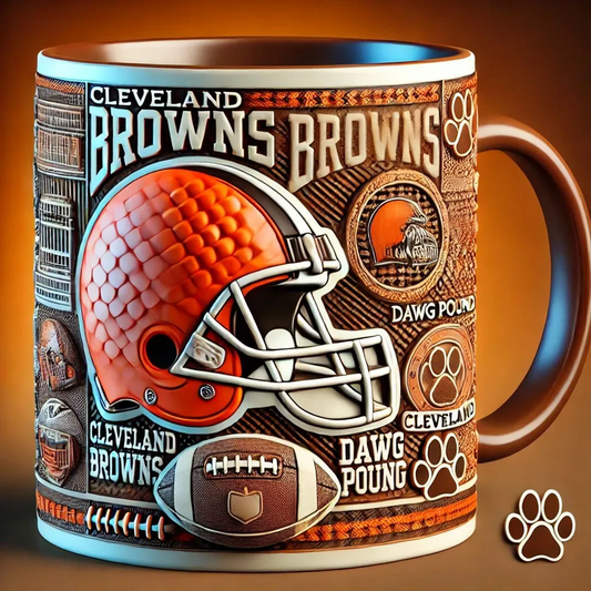 CLE X NFL football team Mug Series – Limited Edition Collectible 0412 NAK NHT