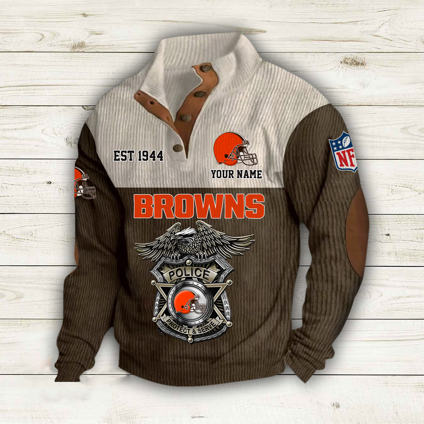 CLE x NFL Custom Name Sport Sweatshirt DatND DVT