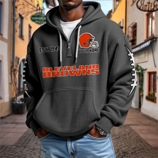 CLE x NFL Waffle Hoodie DatND DVT