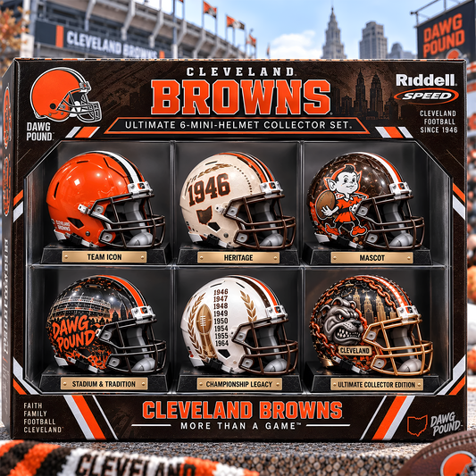 CLE x Premium NFL Mini Helmet Collection