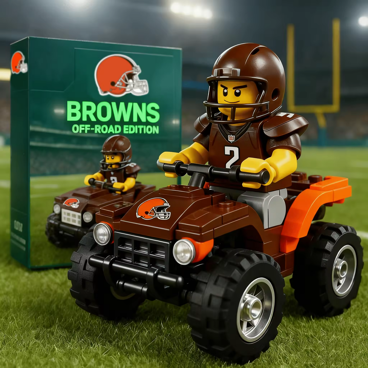 NFL Team Off-Road Vehicle Building Block Set 2411 V1 NAK NHT