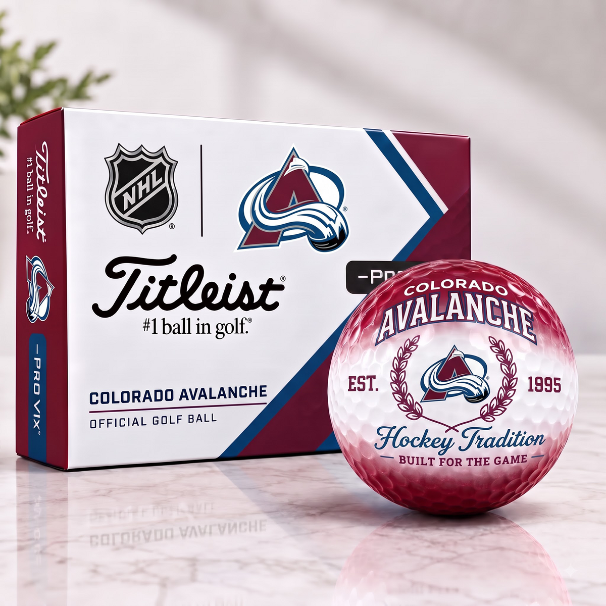 COL X Custom NHL Football Tradition Golf Ball Set
