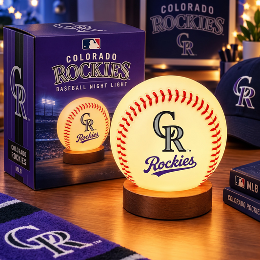 COL X MLB Baseball Night Light Lamp