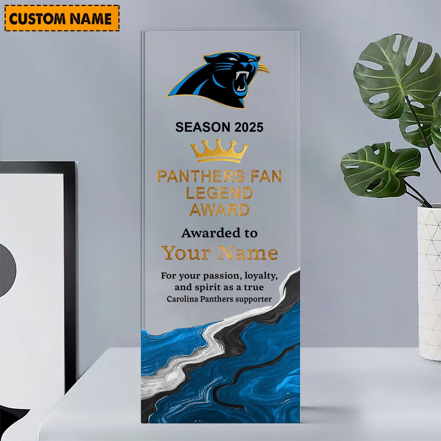 CP NFL Personalized Acrylic Award Plaque Funny Christmas Gift For Family DDT NTL