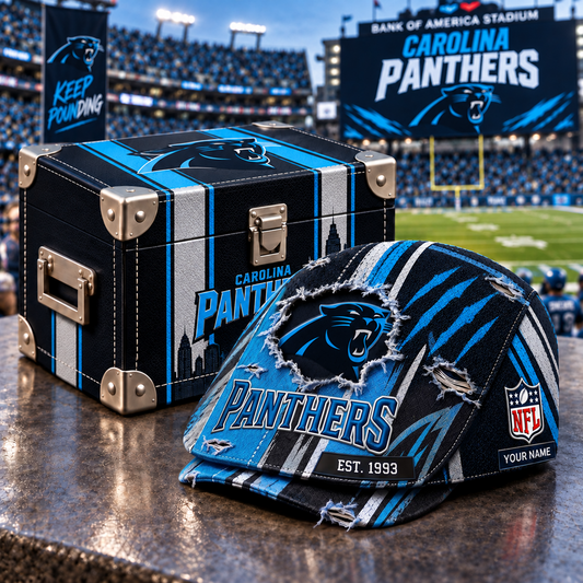 CP x NFL Distressed Flat Cap Set with Luxury Storage Box