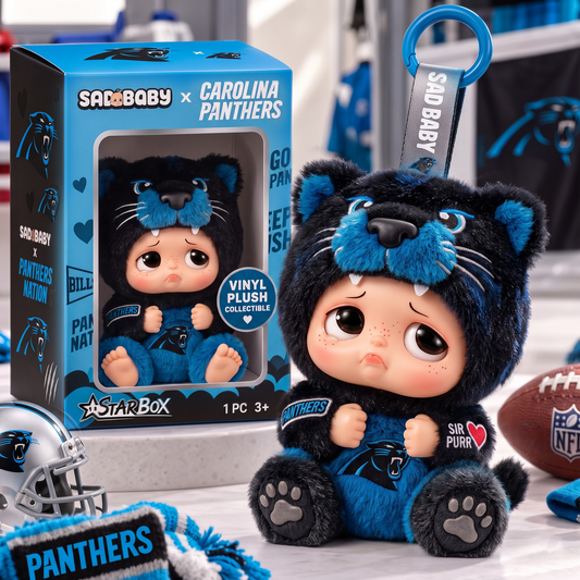 CP x NFL Sad Baby Custom Vinyl Plush Keychain