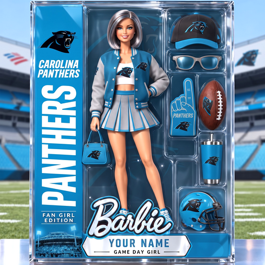 CP x Personalized NFL Ken Acrylic Block Plaque Action Figure Box