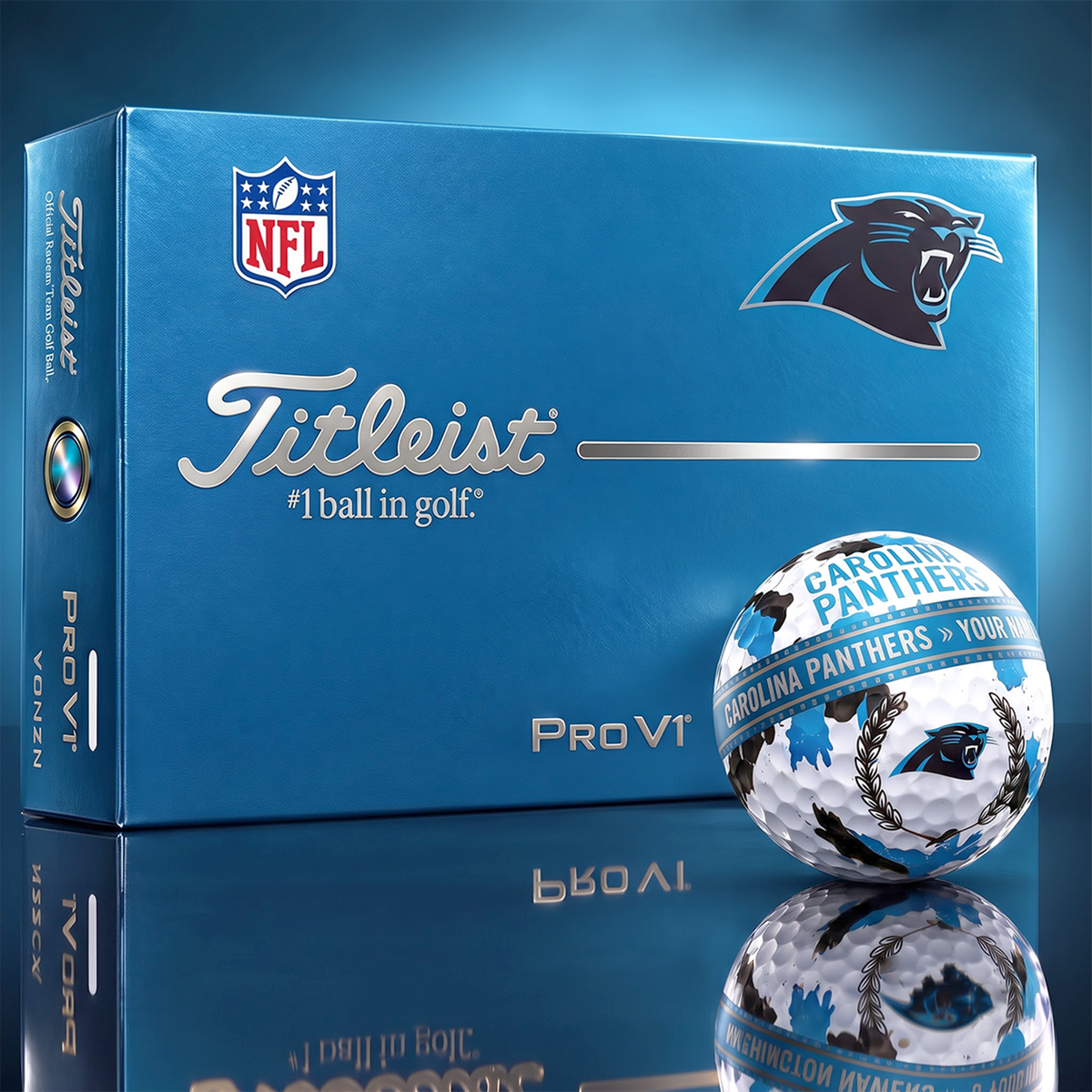 CP x Premium NFL Titleist Pro V1 Golf Ball Set