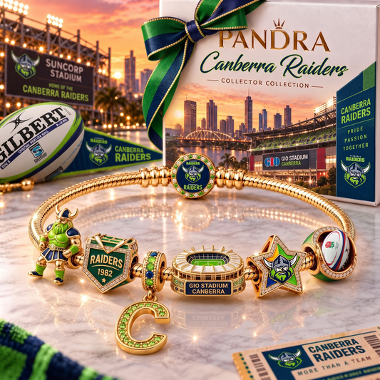 CR x Premium NRL Heritage Gold Charm Bracelet Gift Set