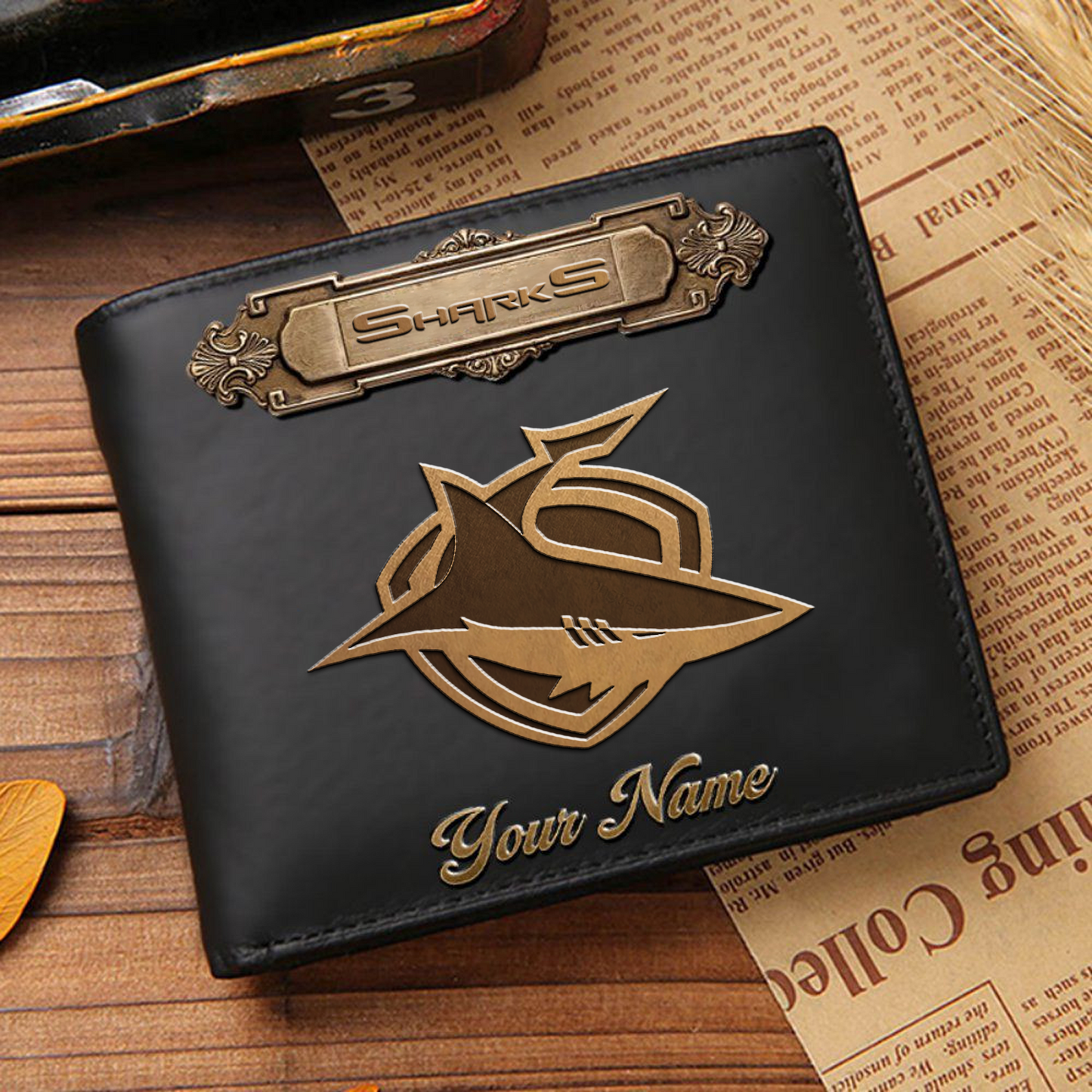 CRO x NRL Premium Leather Wallet - Personalized Edition DatND DVT