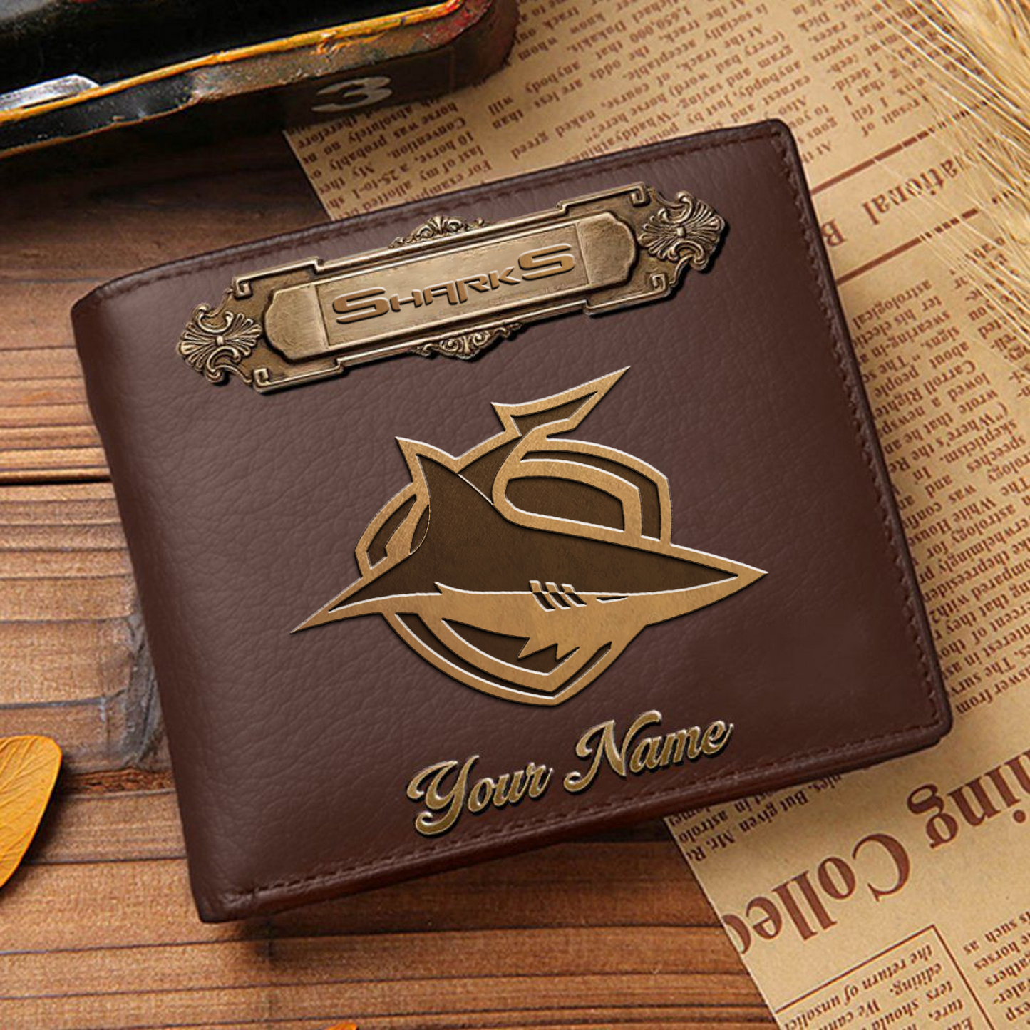 CRO x NRL Premium Leather Wallet - Personalized Edition DatND DVT