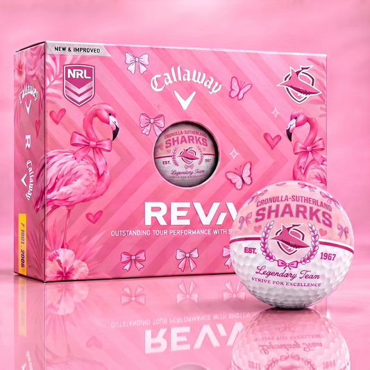 CSS x Custom NRL Pink Coquette Ladies Golf Balls