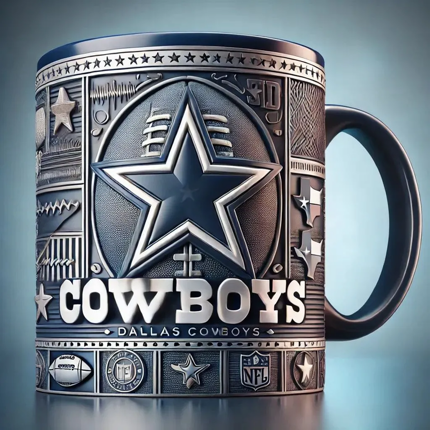 DAL X NFL football team Mug Series – Limited Edition Collectible 0412 NAK NHT