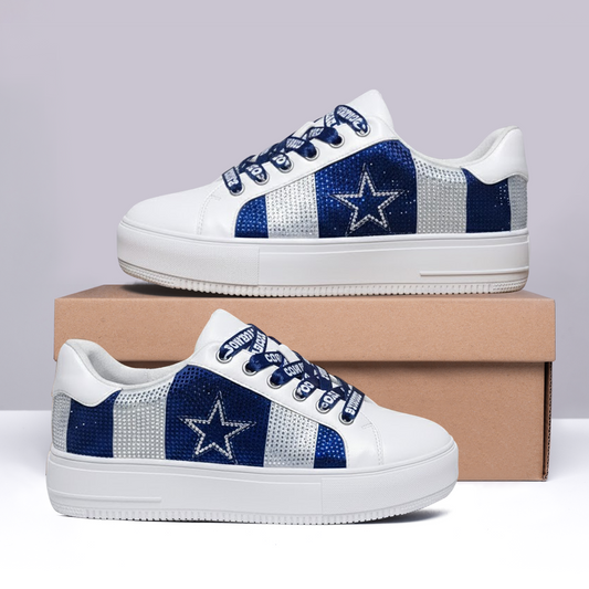 DAL x NFL Lace-Up Sparkle Sneaker DatND DVT