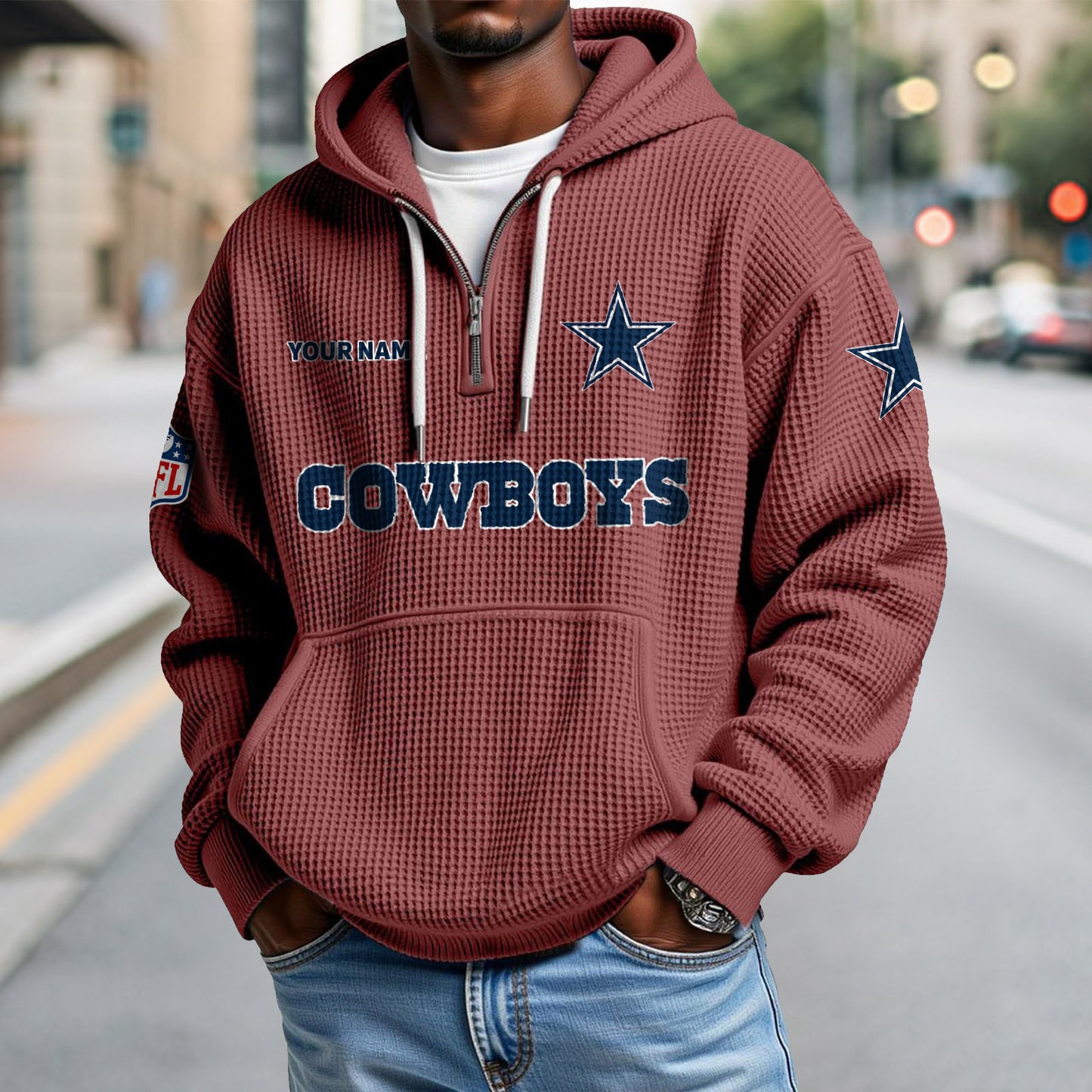 DAL x NFL Waffle Hoodie DatND DVT