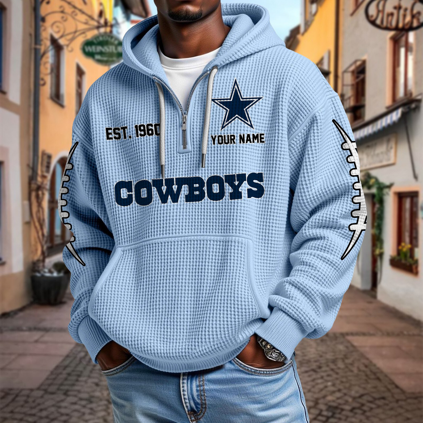 DAL x NFL Waffle Hoodie DatND DVT