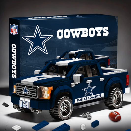 DAL NFL 3D Racing Truck Model Building Block Set 2411 V1 NAK NHM