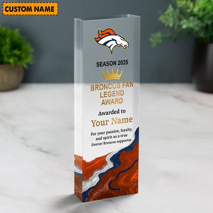 DB NFL Personalized Acrylic Award Plaque Funny Christmas Gift For Family DDT NTL