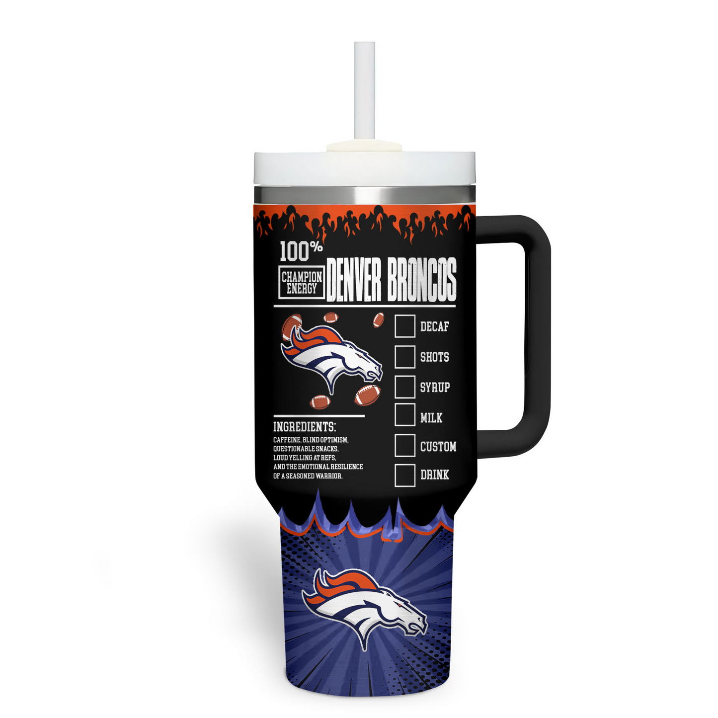 DB Premium NFL Champion Energy Tumbler 40oz DDT CTND