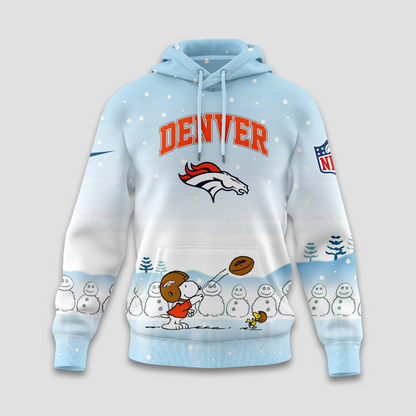 DB Premium NFL Peanuts Snow Day Hoodie DDT CTND