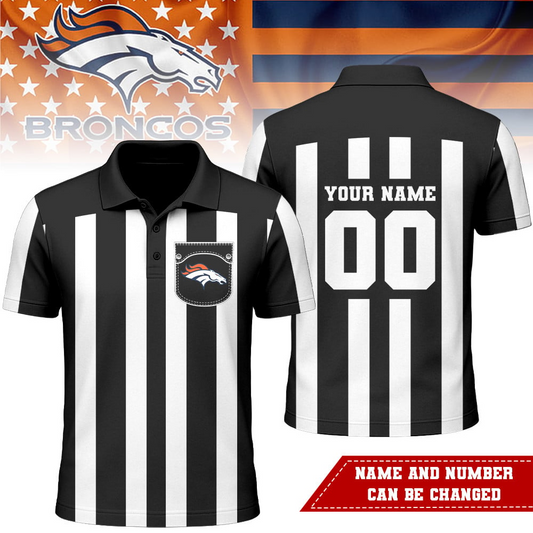DB Premium NFL Referees 3D Polo Shirt DDT NTL