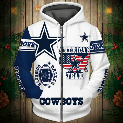 DC Premium NFL 3D Graphic Hoodie DDT NTL