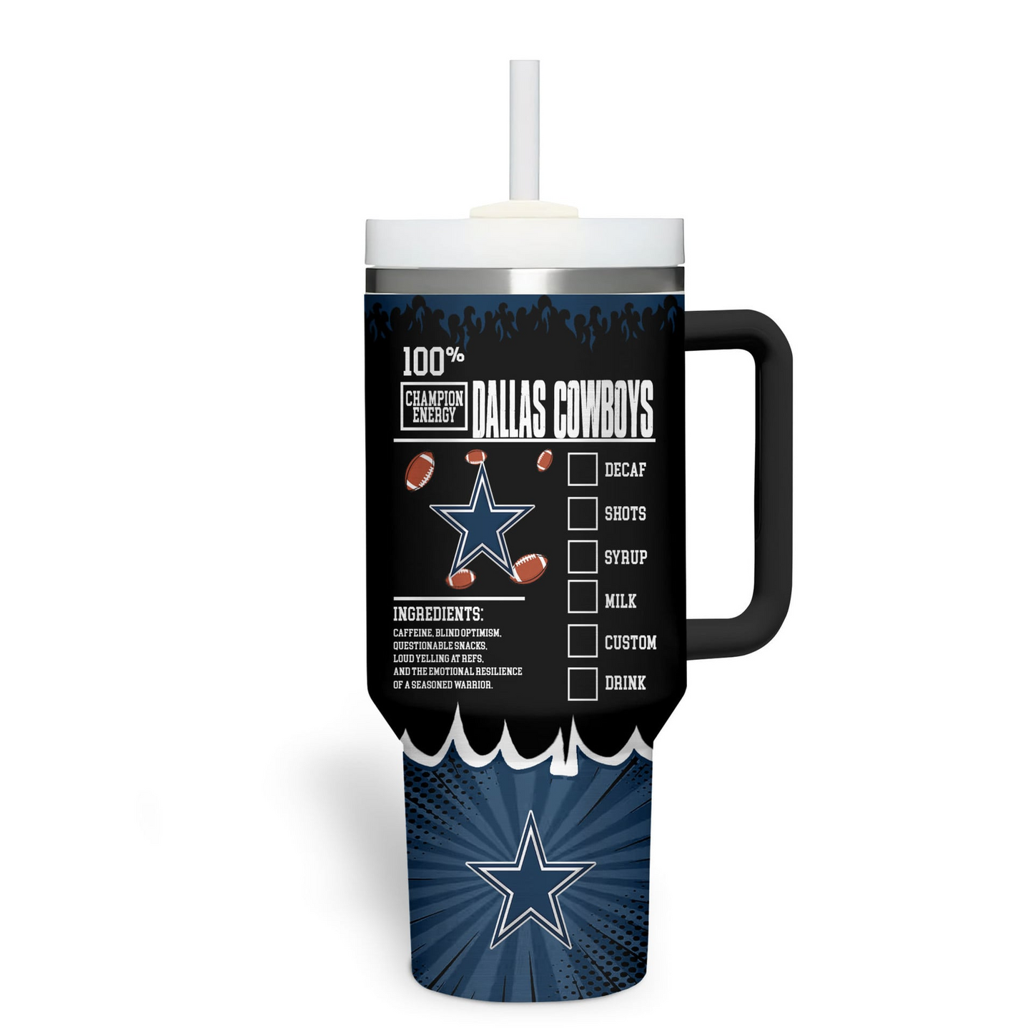 DC Premium NFL Champion Energy Tumbler 40oz DDT CTND
