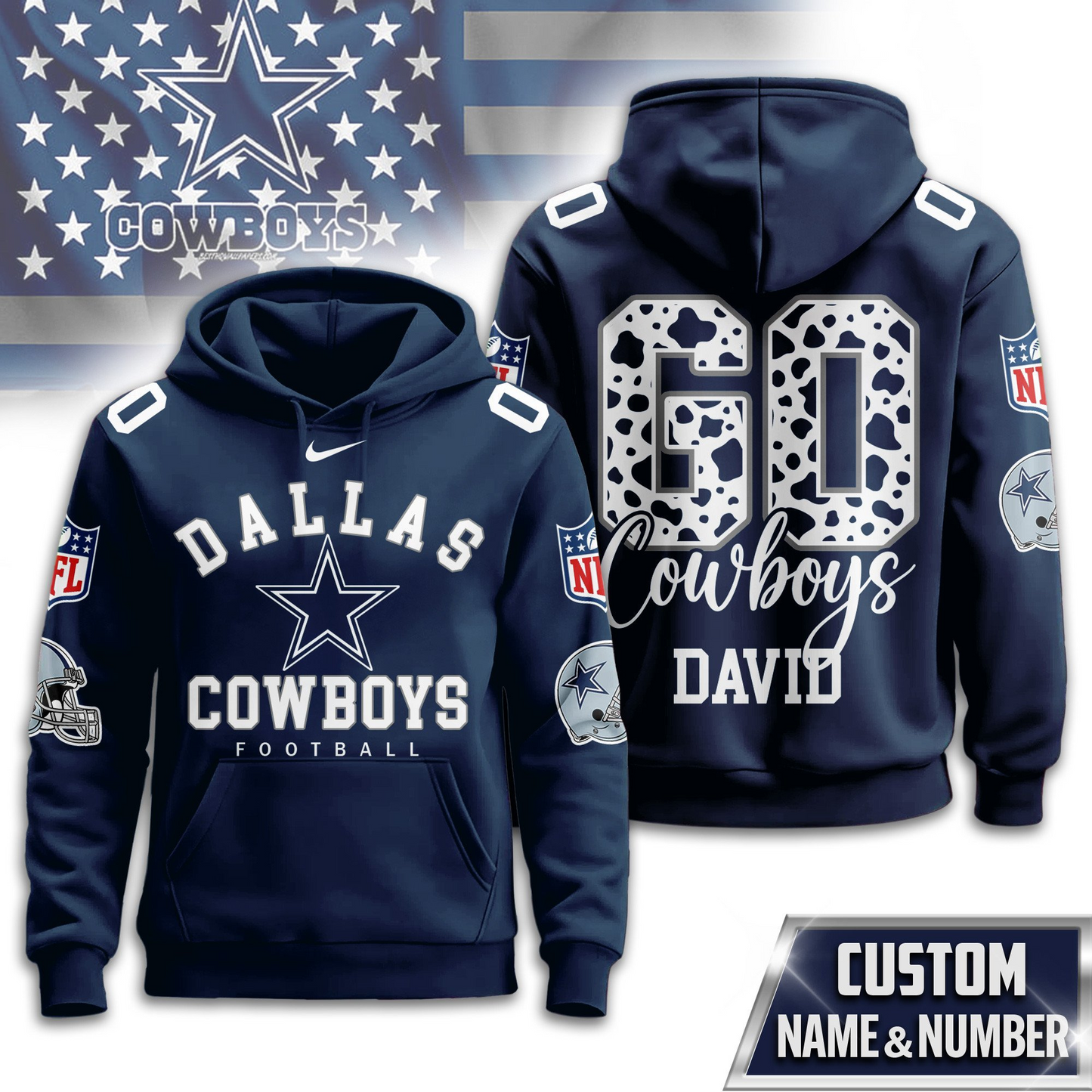 DC Premium NFL Custom Game Day Hoodie DDT NTL