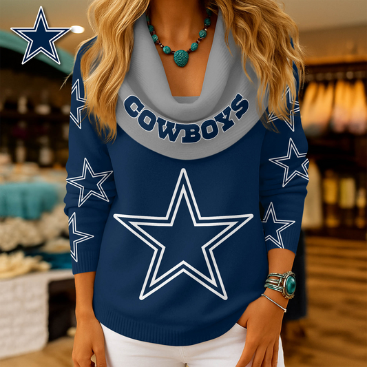 DC Premium NFL Fan Cowl Neck Sweater 3D Shirt DDT NTL