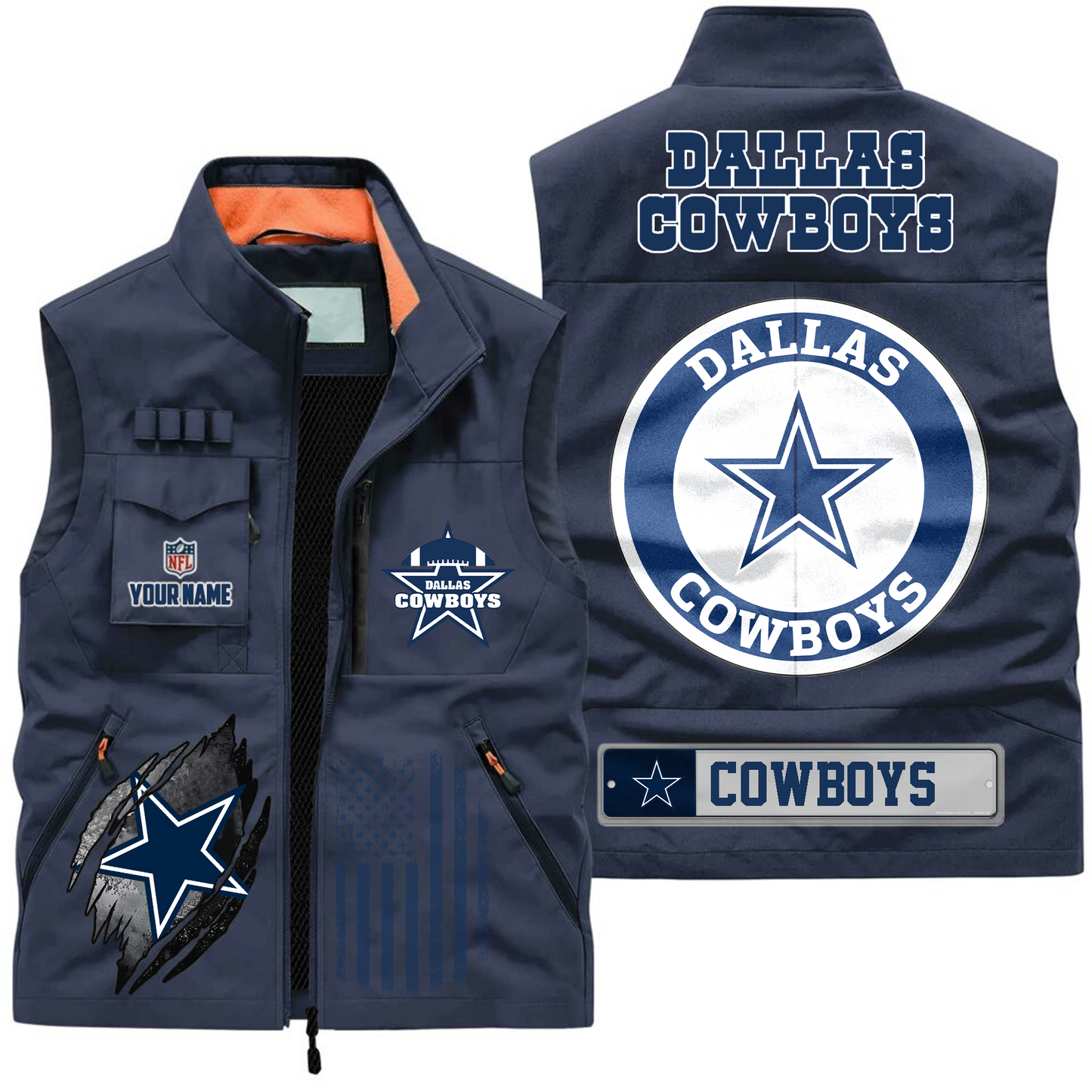 DC Premium NFL Fishing Vest DDT CTND