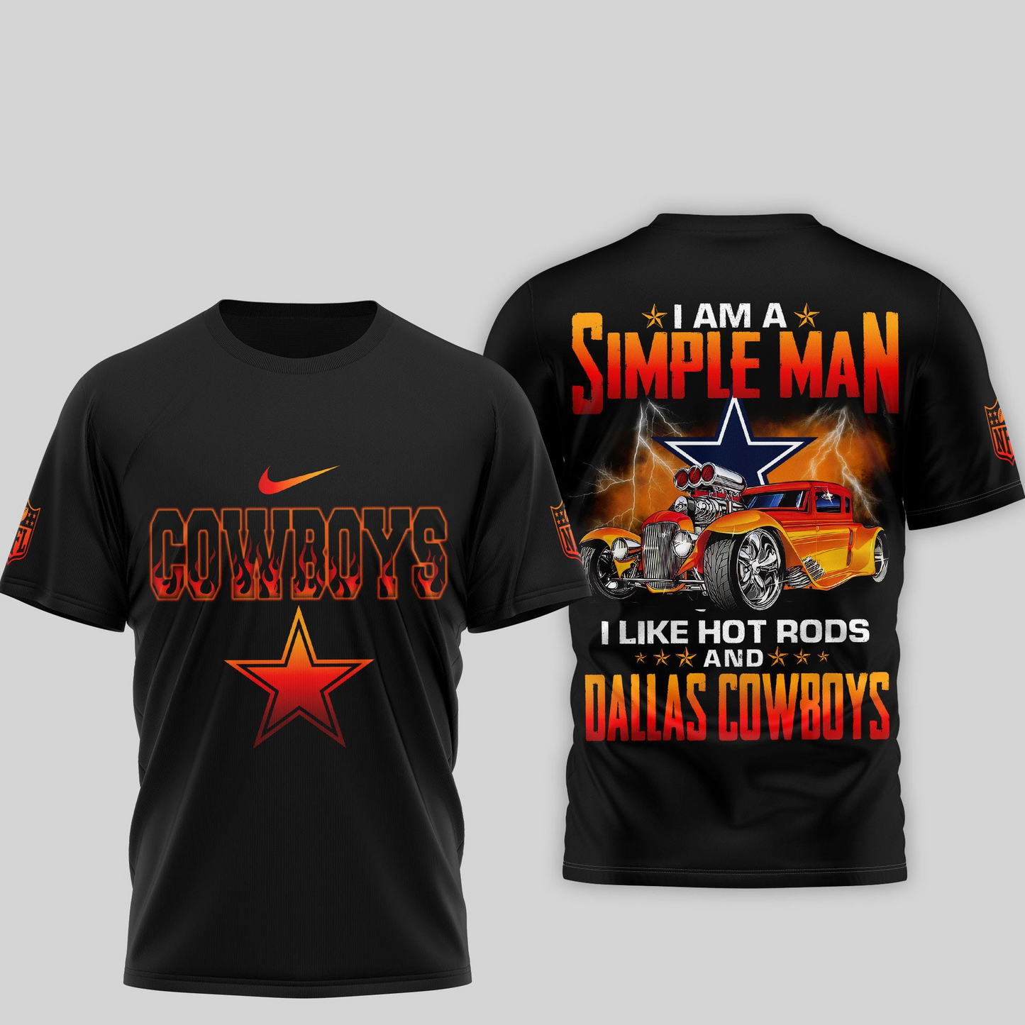 DC Premium NFL Hot Rods 3D Shirt DDT HLPHUONG