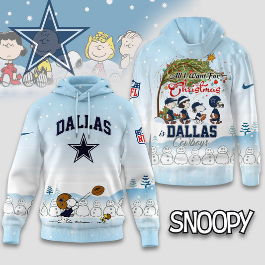 DC Premium NFL Peanuts Snow Day Hoodie DDT CTND