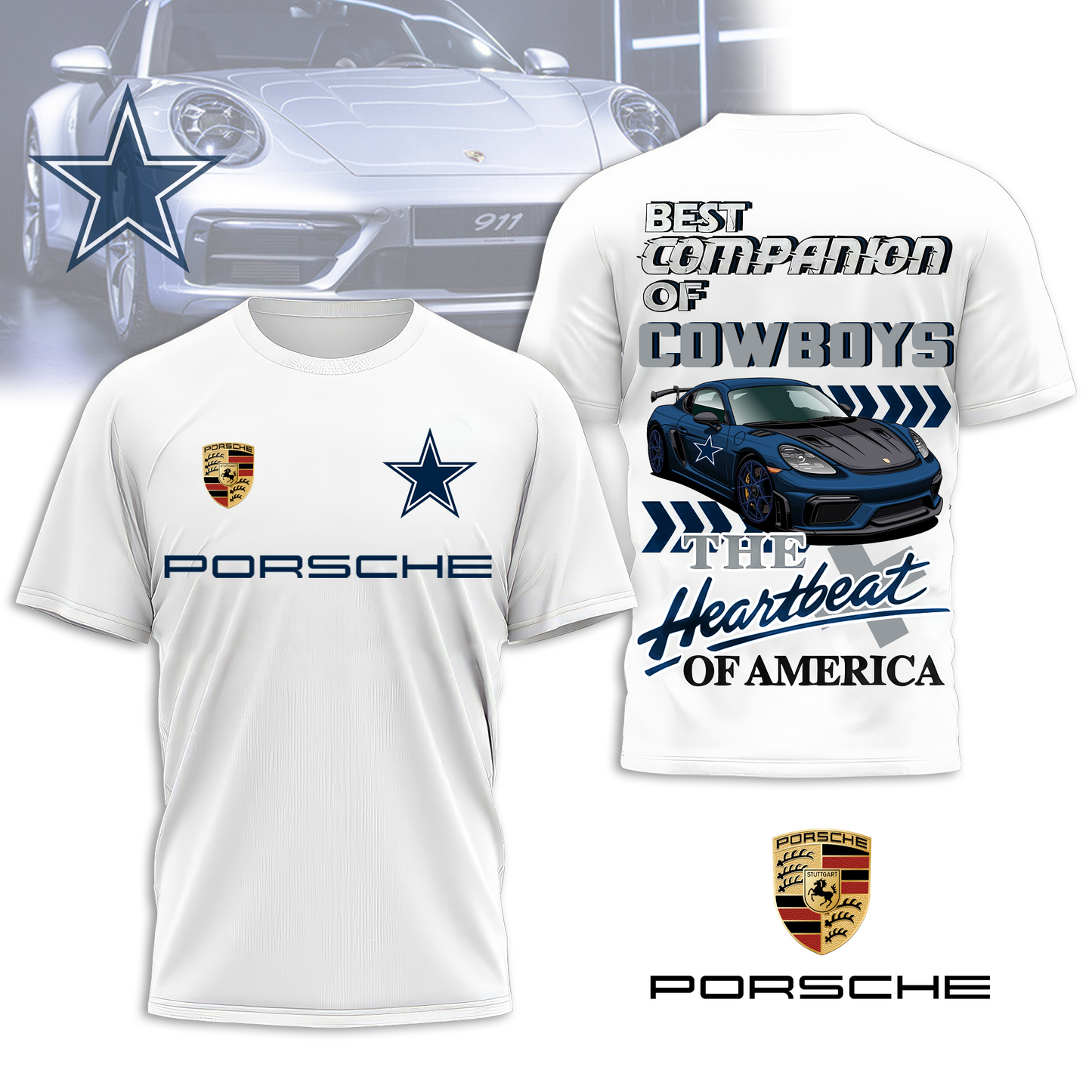 DC Premium NFL Pors 3D Shirt DDT CTND