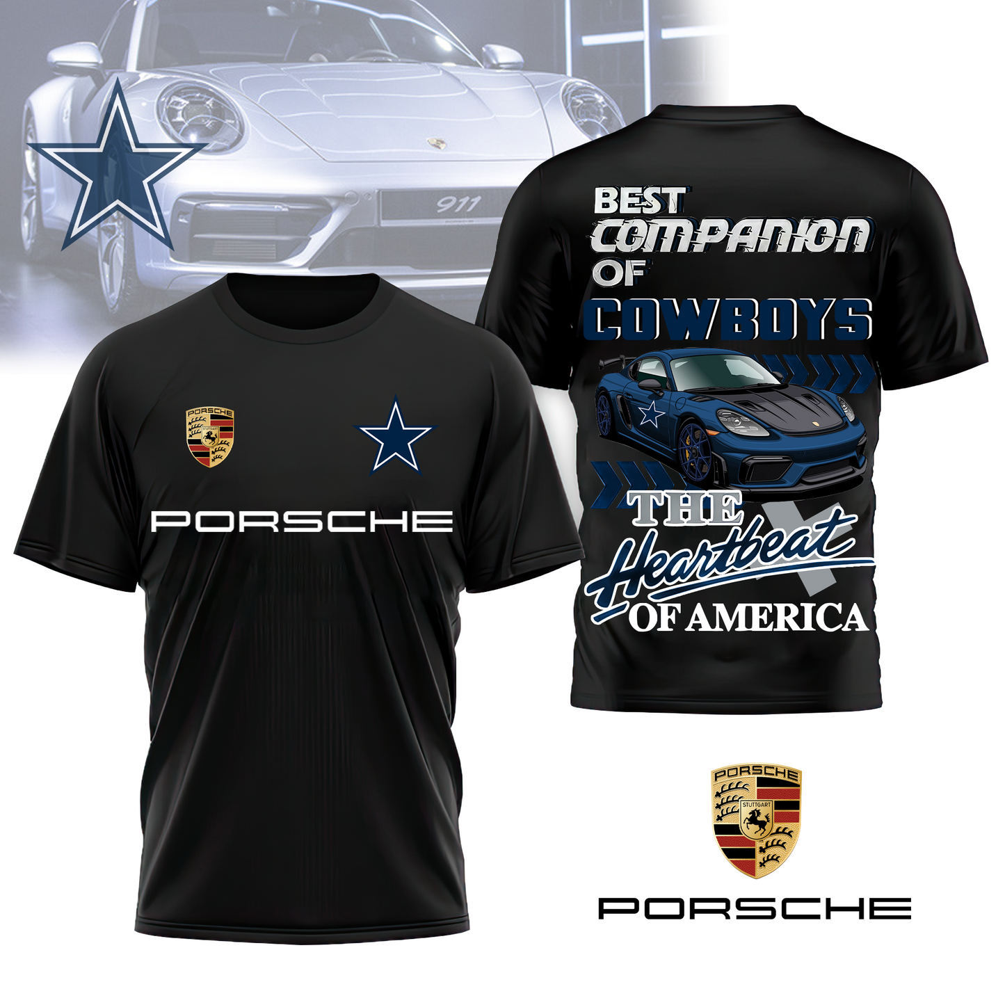 DC Premium NFL Pors 3D Shirt DDT CTND