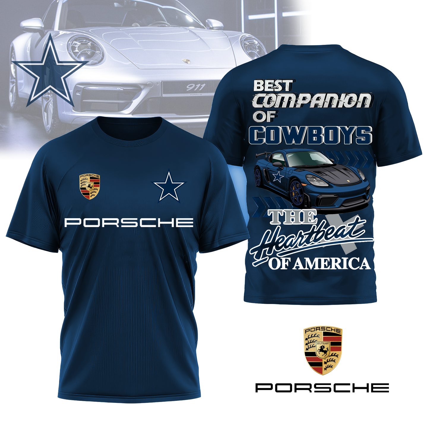 DC Premium NFL Pors 3D Shirt DDT CTND
