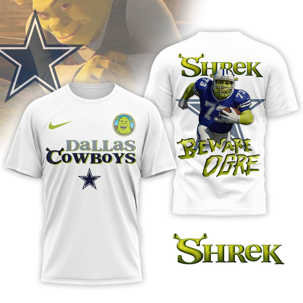 DC Premium NFL Shrek 3D Shirt DDT CTND
