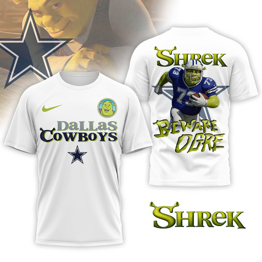 DC Premium NFL Shrek 3D Shirt DDT CTND