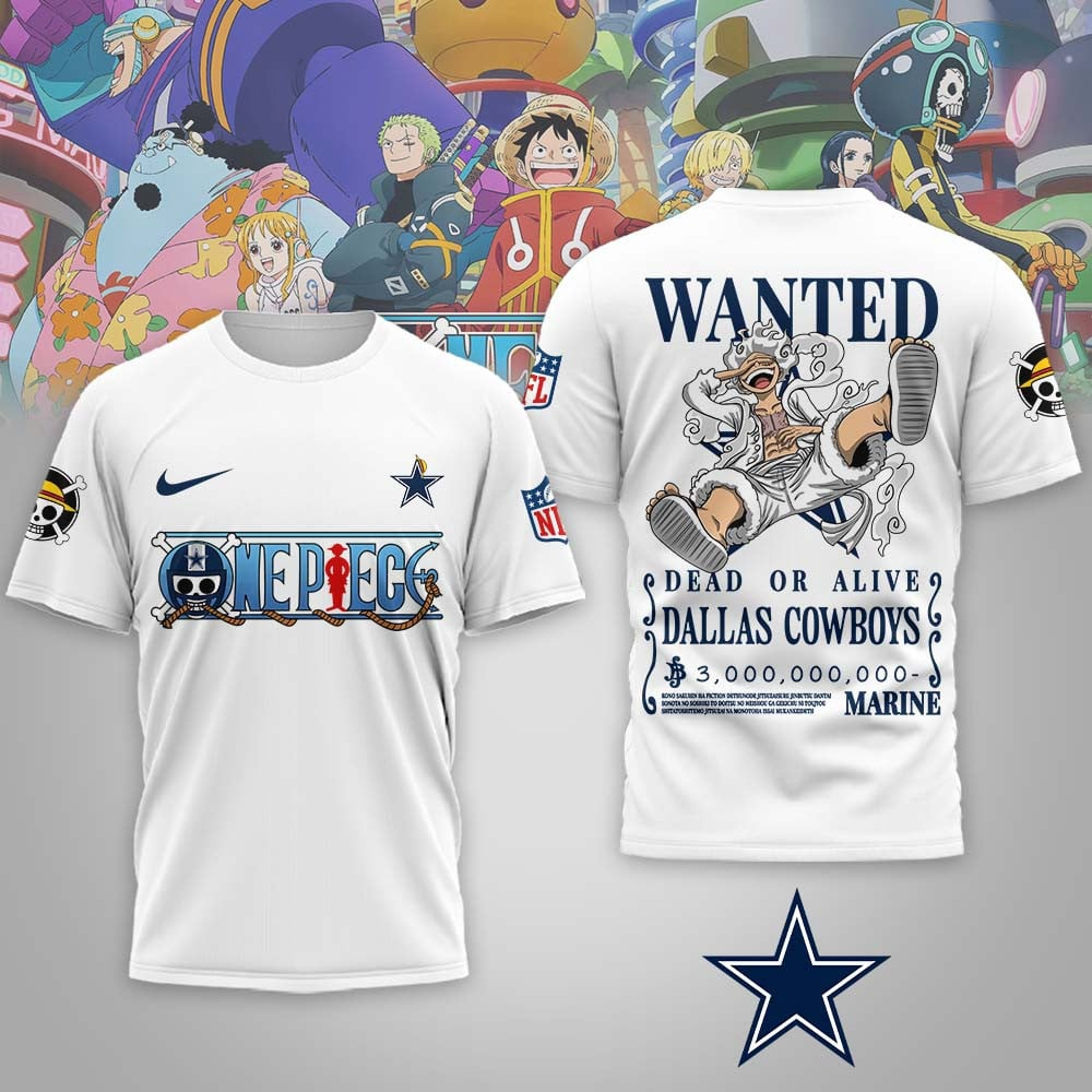 DC Premium NFL Wanted Monkey D Luffy 3D Shirt DDT NTL