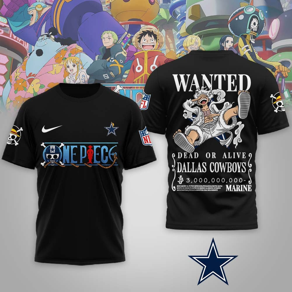 DC Premium NFL Wanted Monkey D Luffy 3D Shirt DDT NTL