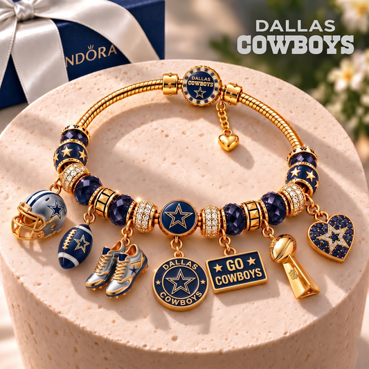 DC x Luxury NFL Gold Charm Bracelet